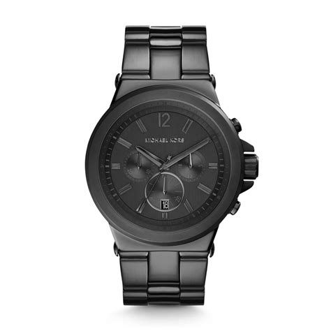 michael kors gunmetal watch mens|Michael Kors 256400.